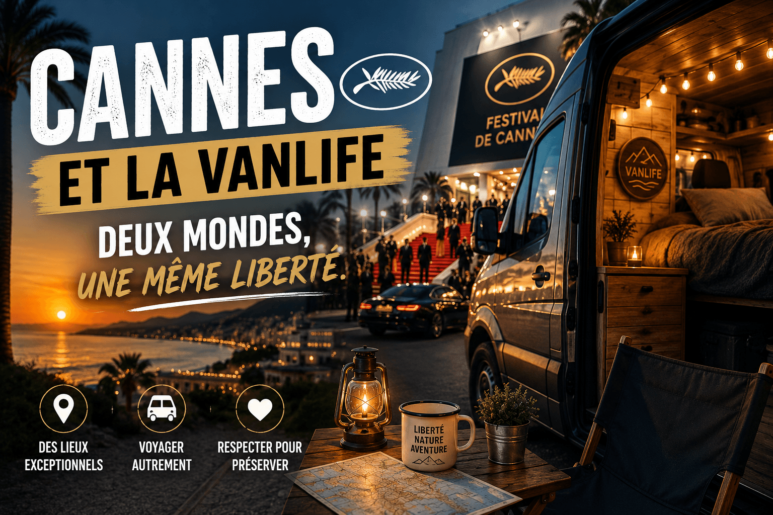 Et si la vraie montée des marches… c'était la vanlife ?