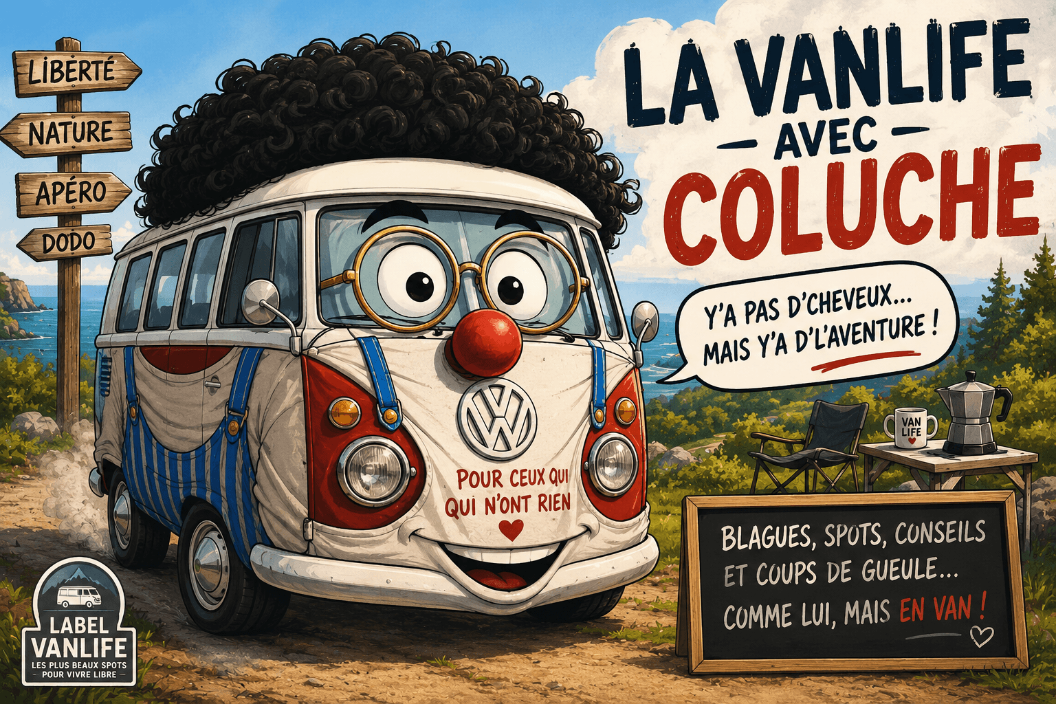 Coluche & la Vanlife