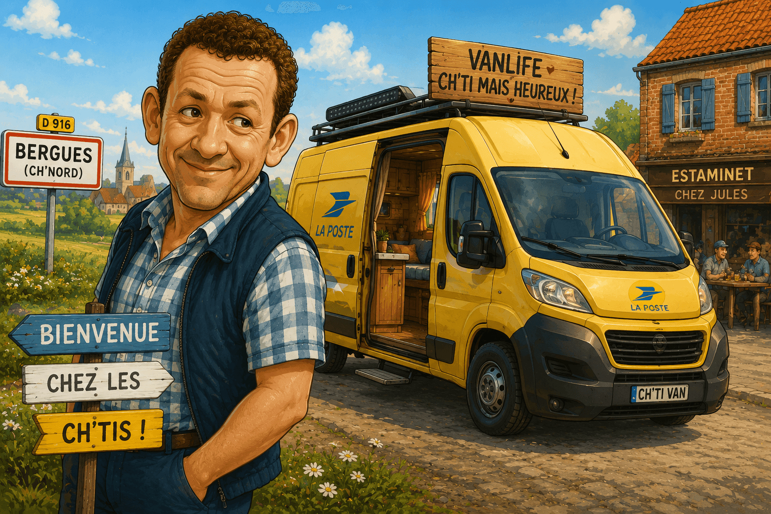 Les blagues de Dany Boon sur la vanlife et les Ch'tis du Nord