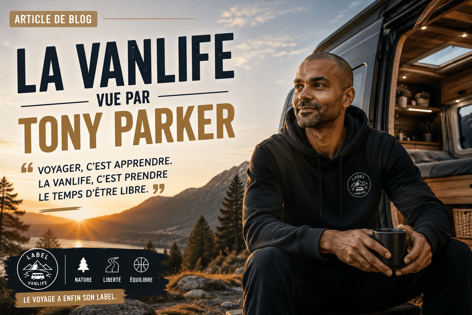 La vanlife vue par Tony Parker — voyager, c'est prendre le temps d'être libre