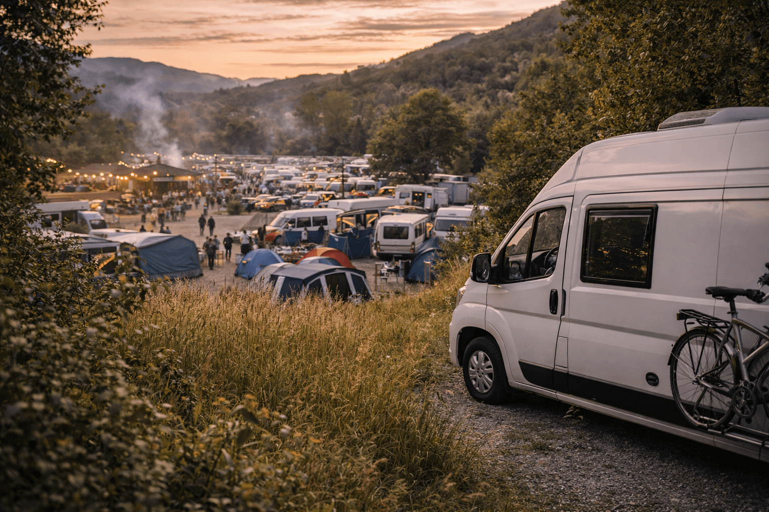 Pourquoi les vans cherchent des alternatives aux campings classiques